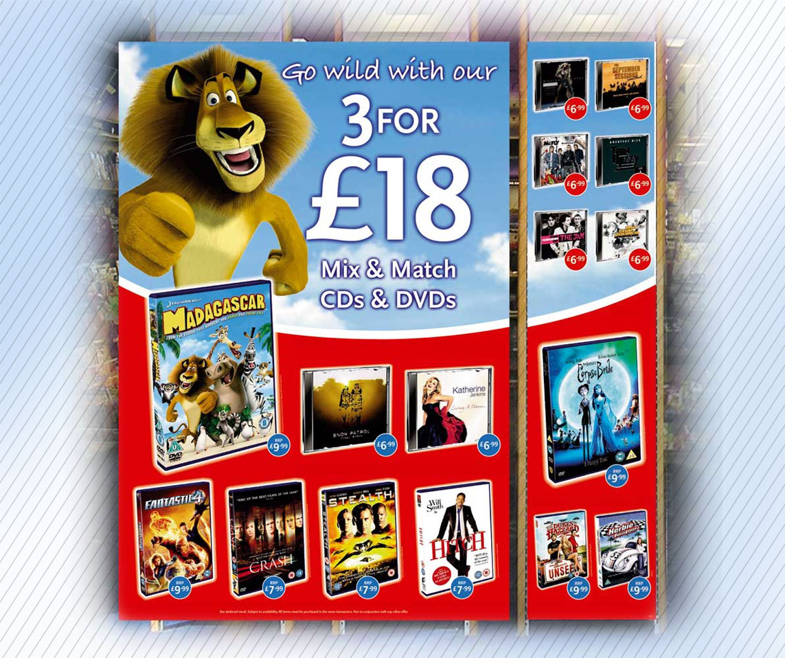 WHSmith store graphics Madagasacar
